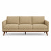 Pandora Fabric in color Khaki made on a sofa is a Solid Textured Metallic Linen Look Fabric that is good for Drapery & Curtain Fabric and Upholstery Fabric