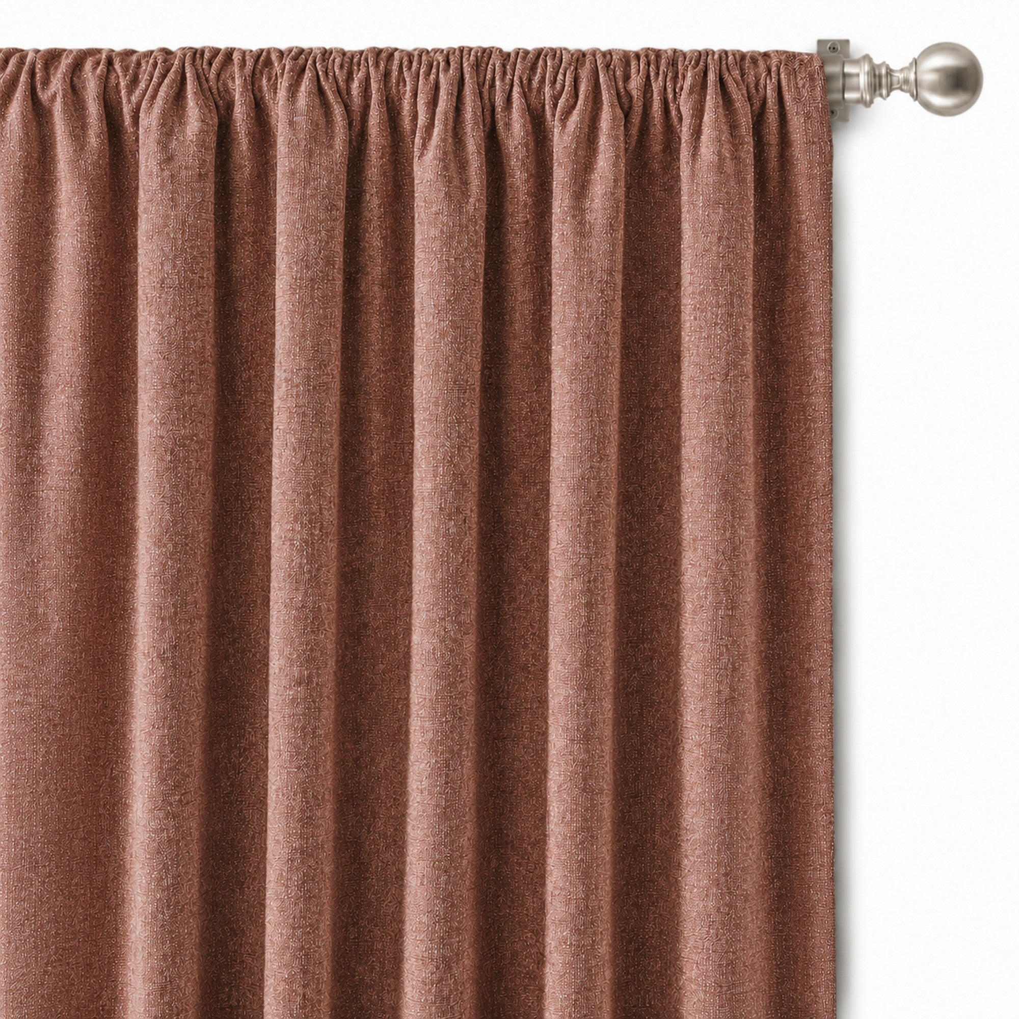 Pandora Fabric in color Mauve made as a drapery is a Solid Textured Metallic Linen Look Fabric that is good for Drapery & Curtain Fabric and Upholstery Fabric