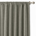 Pandora Fabric in color Smoke made as a drapery is a Solid Textured Metallic Linen Look Fabric that is good for Drapery & Curtain Fabric and Upholstery Fabric