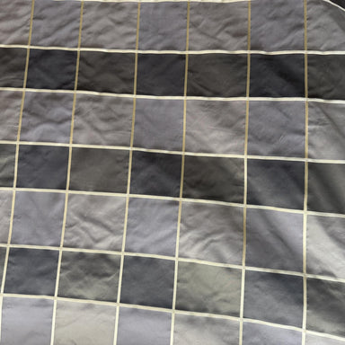 Passi Fabric in color Bark is a Striped Square Geometric Silk Fabric pattern good for Drapery & Curtain Fabric