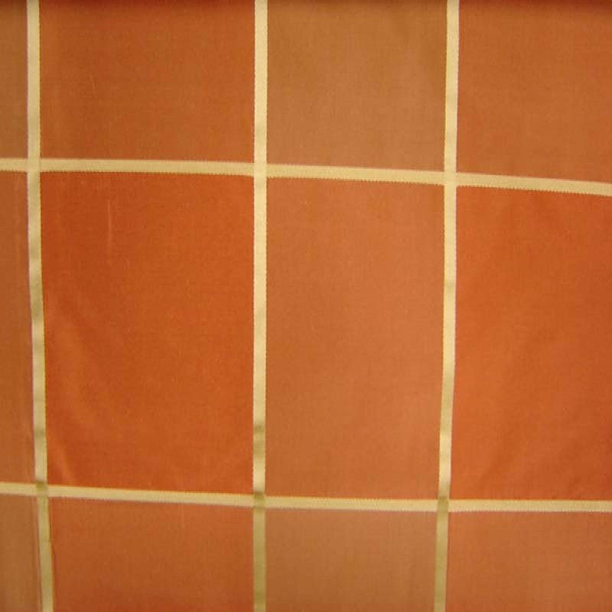 Passi Fabric in color Brick is a Striped Square Geometric Silk Fabric pattern good for Drapery & Curtain Fabric