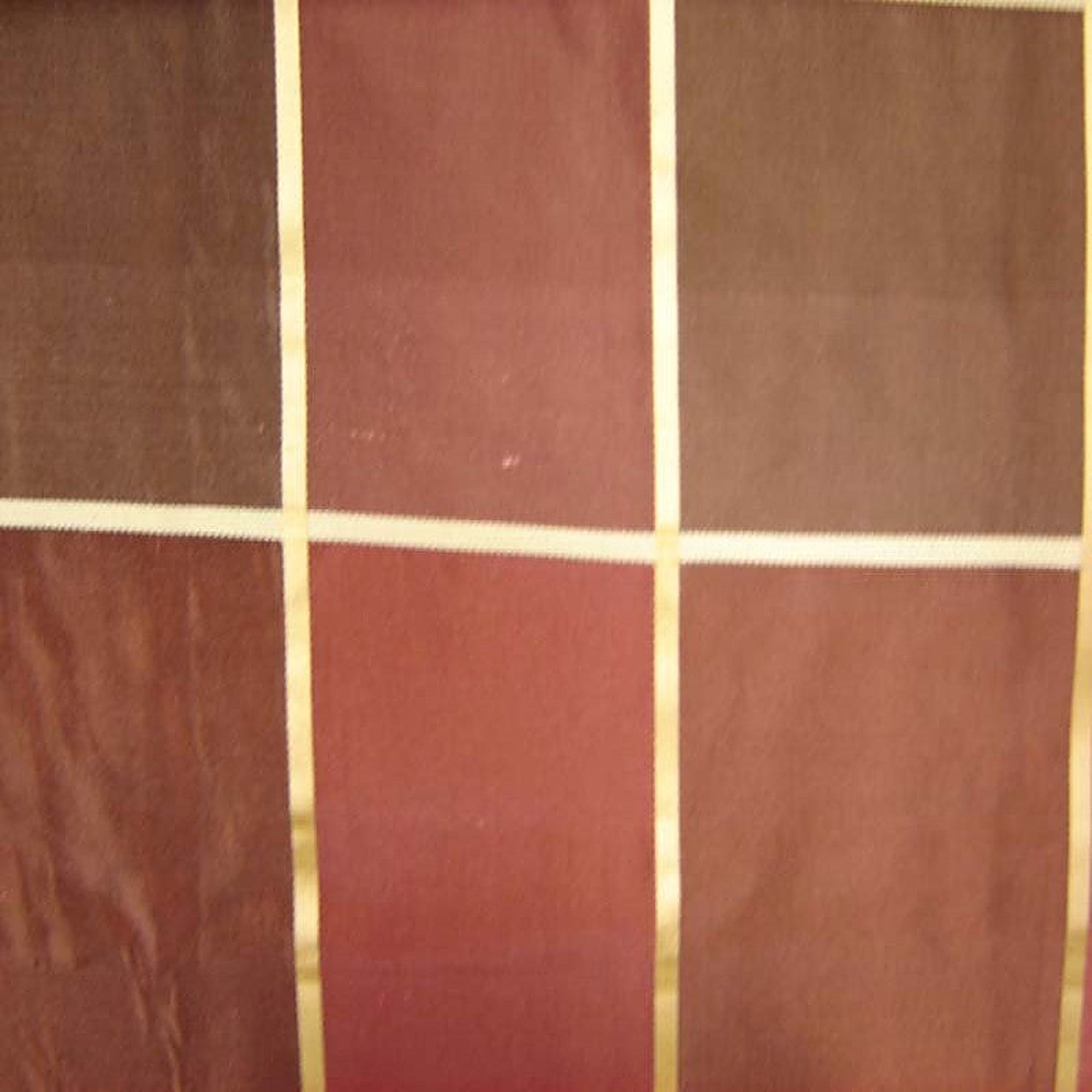 Passi Fabric in color Merlot is a Striped Square Geometric Silk Fabric pattern good for Drapery & Curtain Fabric