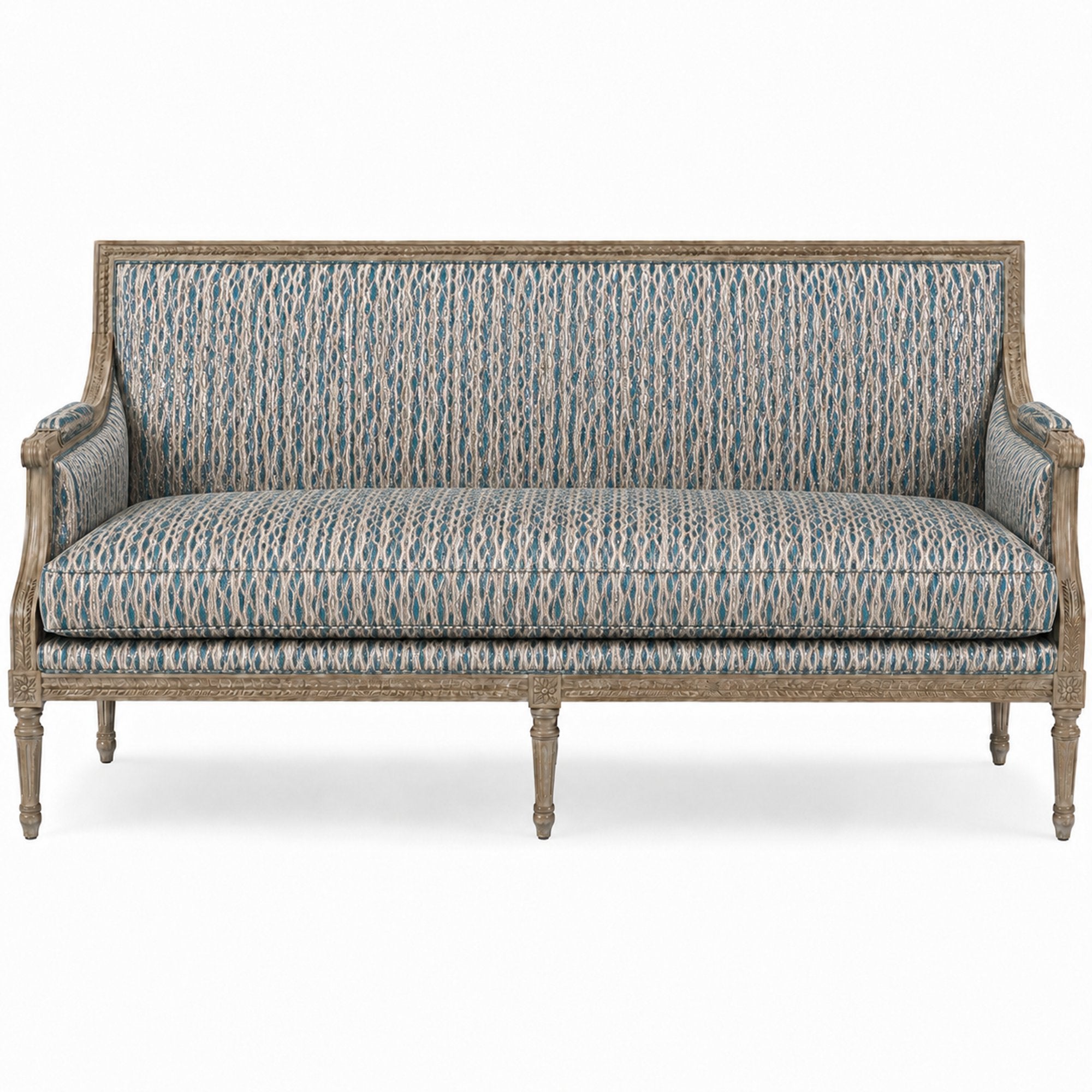 Peyton Fabric | Wavy Striped Textured Jacquard Fabric | Drapery & Curtain Fabric and Upholstery Fabric