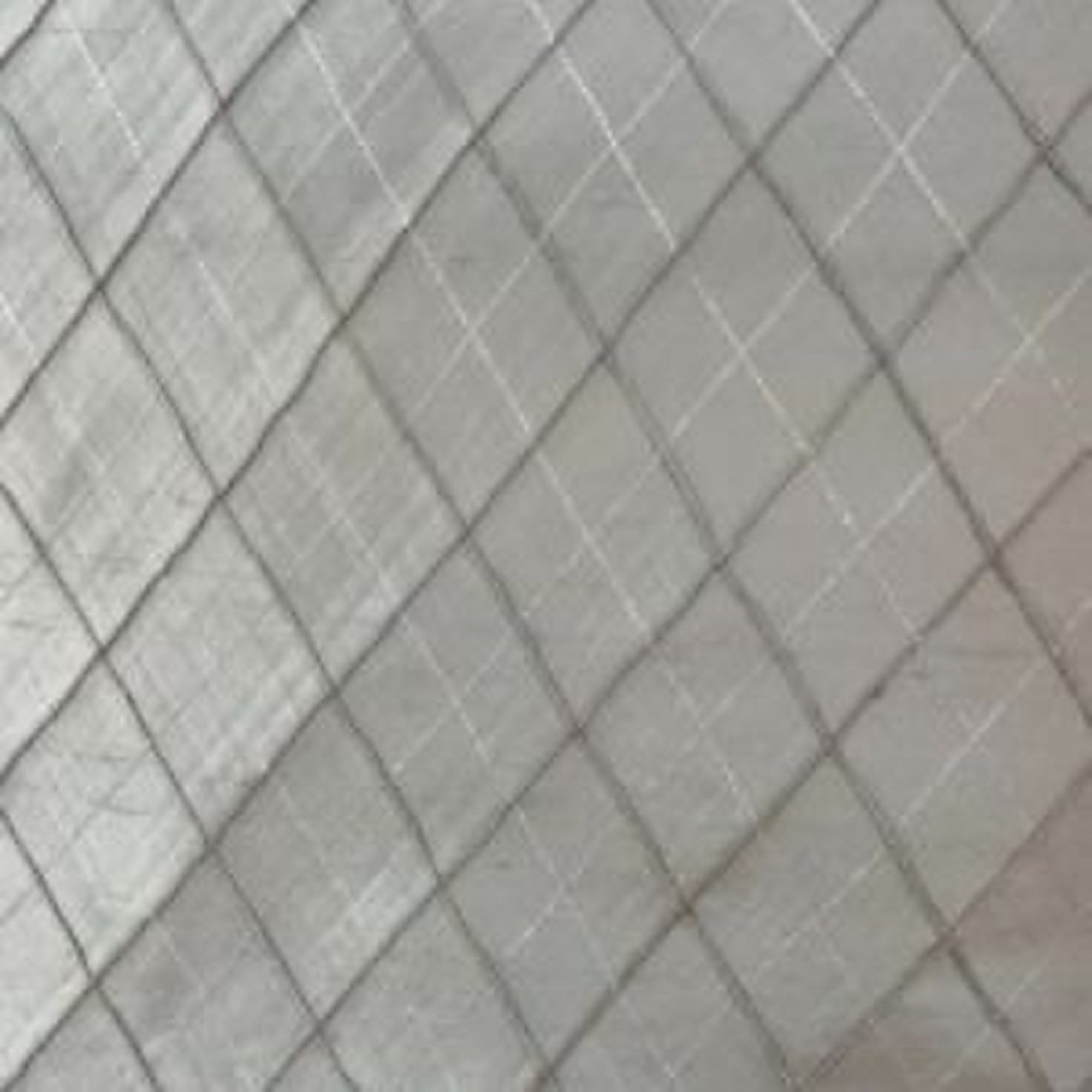 Piandre Fabric in color Blue is a Solid Diamond Geometric Silk Fabric pattern good for Drapery & Curtain Fabric