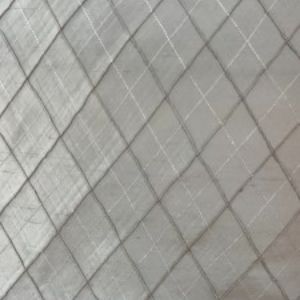 Piandre Fabric in color Blue is a Solid Diamond Geometric Silk Fabric pattern good for Drapery & Curtain Fabric