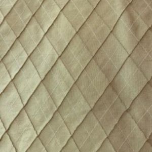 Piandre Fabric in color Brass is a Solid Diamond Geometric Silk Fabric pattern good for Drapery & Curtain Fabric