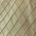 Piandre Fabric in color Brass is a Solid Diamond Geometric Silk Fabric pattern good for Drapery & Curtain Fabric
