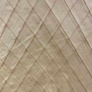 Piandre Fabric in color Gold is a Solid Diamond Geometric Silk Fabric pattern good for Drapery & Curtain Fabric