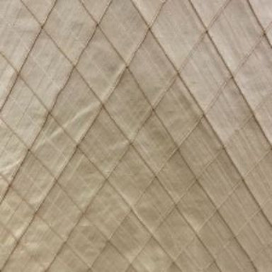 Piandre Fabric in color Gold is a Solid Diamond Geometric Silk Fabric pattern good for Drapery & Curtain Fabric