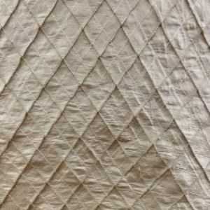 Piandre Fabric in color Leaf is a Solid Diamond Geometric Silk Fabric pattern good for Drapery & Curtain Fabric