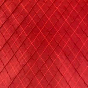 Piandre Fabric in color Red is a Solid Diamond Geometric Silk Fabric pattern good for Drapery & Curtain Fabric