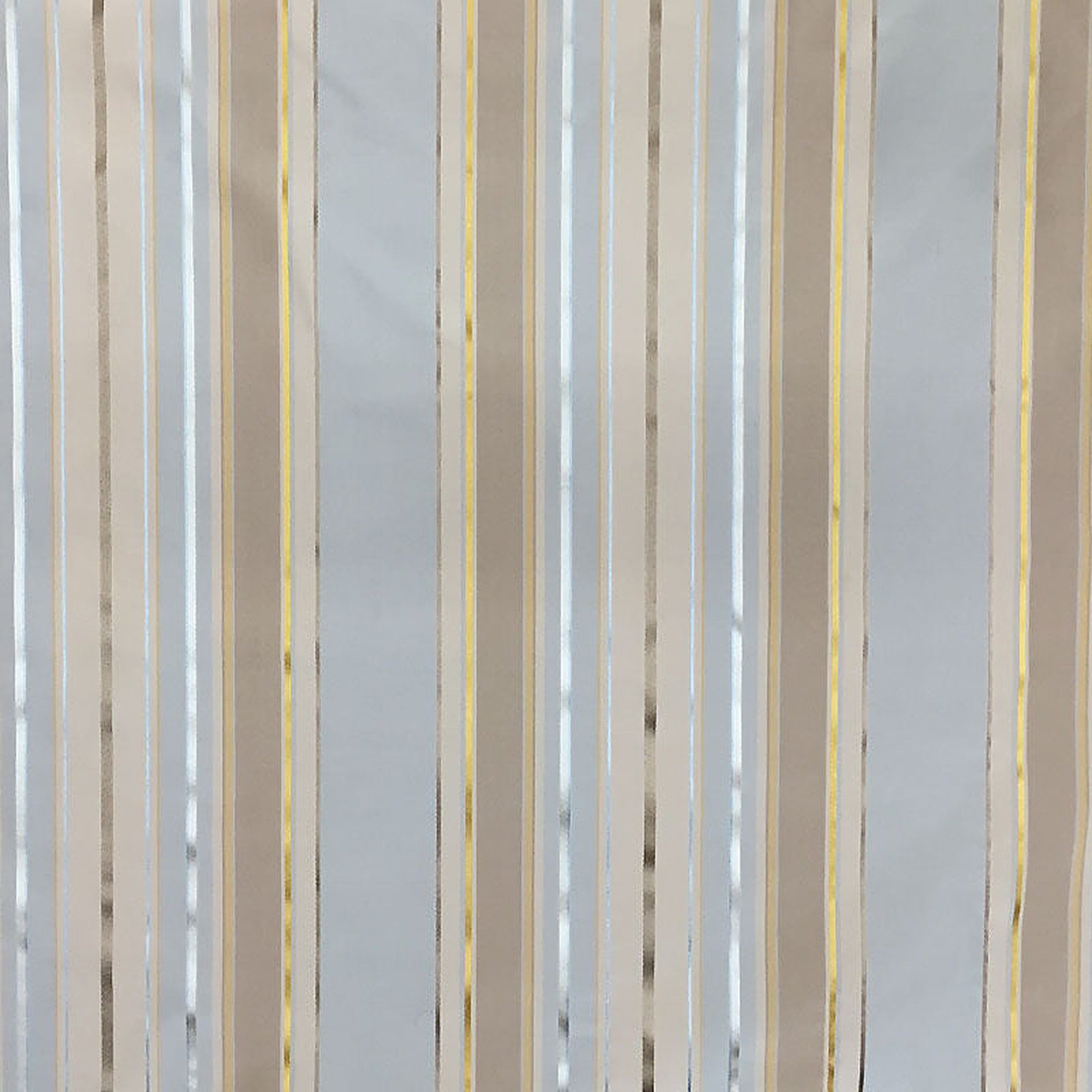 Radicci Fabric in color Bluebell is a Metallic Multi-Colored Stripe Silk Fabric pattern good for Drapery & Curtain Fabric