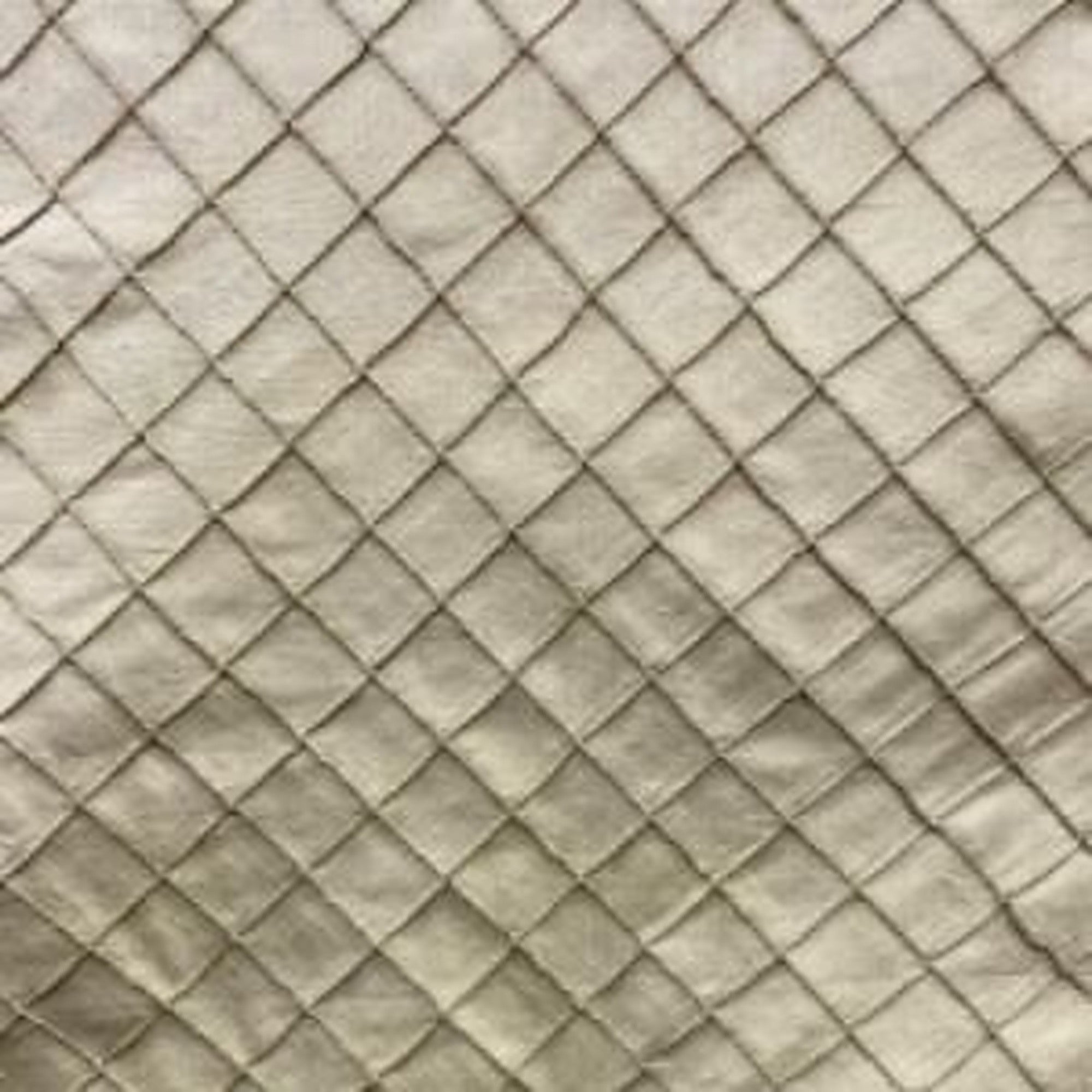 Raja Fabric in color Greentea is a Solid Small Diamond Geometric Silk Fabric pattern good for Drapery & Curtain Fabric