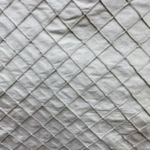 Raja Fabric | Solid Small Diamond Geometric Silk Fabric | Drapery & Curtain Fabric