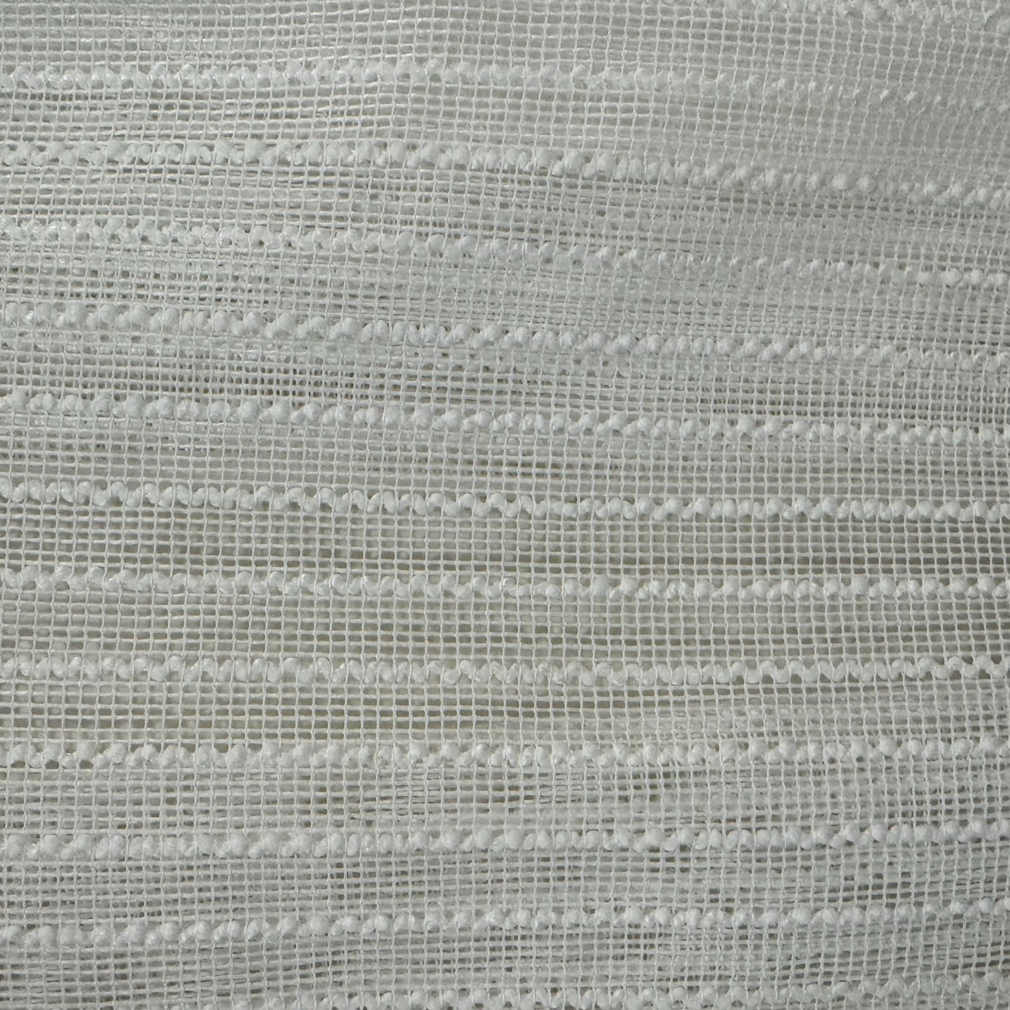 Ramona Fabric | Net-Like Sheer Strip Fabric | Drapery & Curtain Fabric