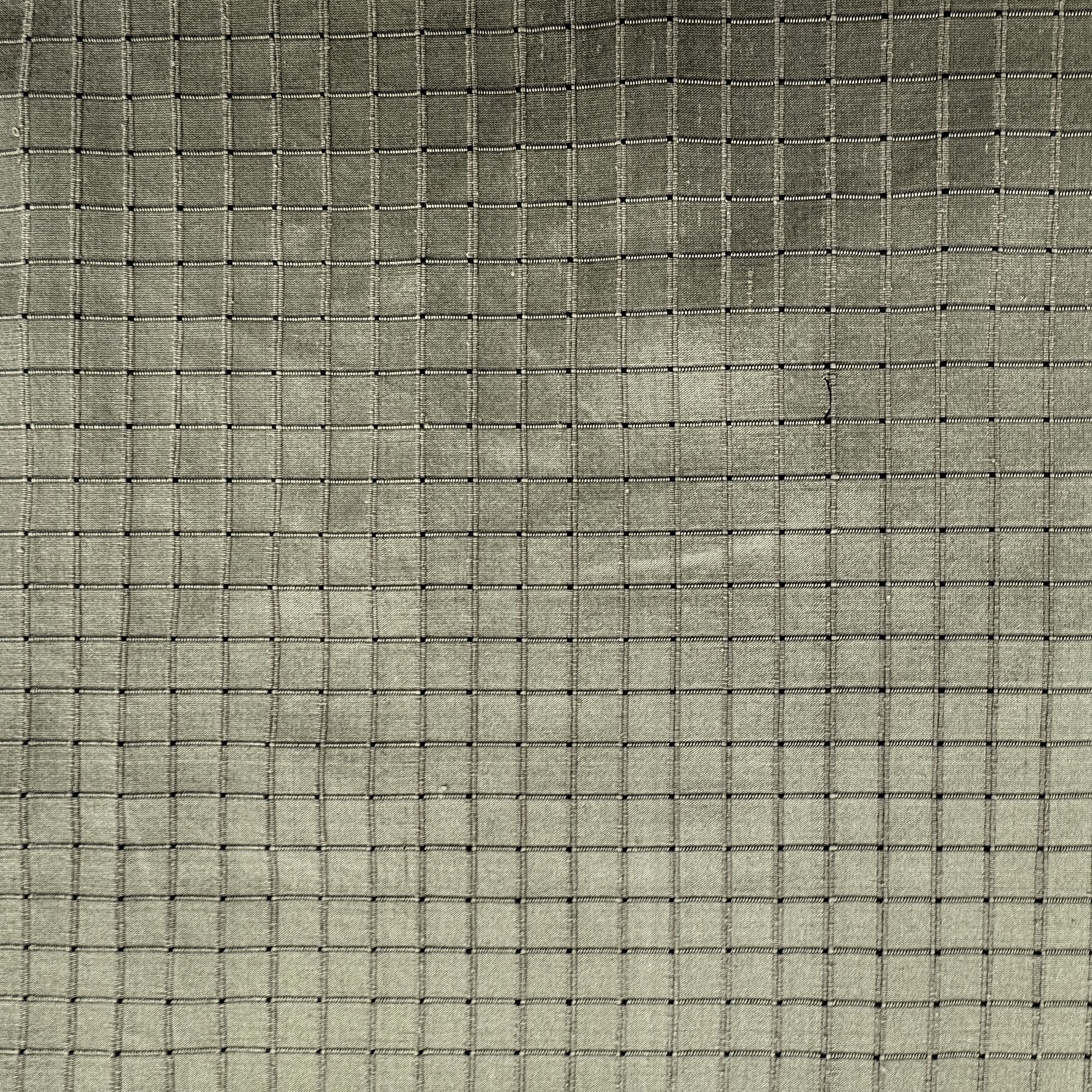 Rashid Fabric | Solid Small Square Geometric Silk Fabric | Drapery & Curtain Fabric