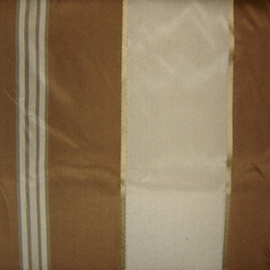 Renoir Fabric in color Chocolate is a Multi-Colored Wide Stripe Silk Fabric pattern good for Drapery & Curtain Fabric