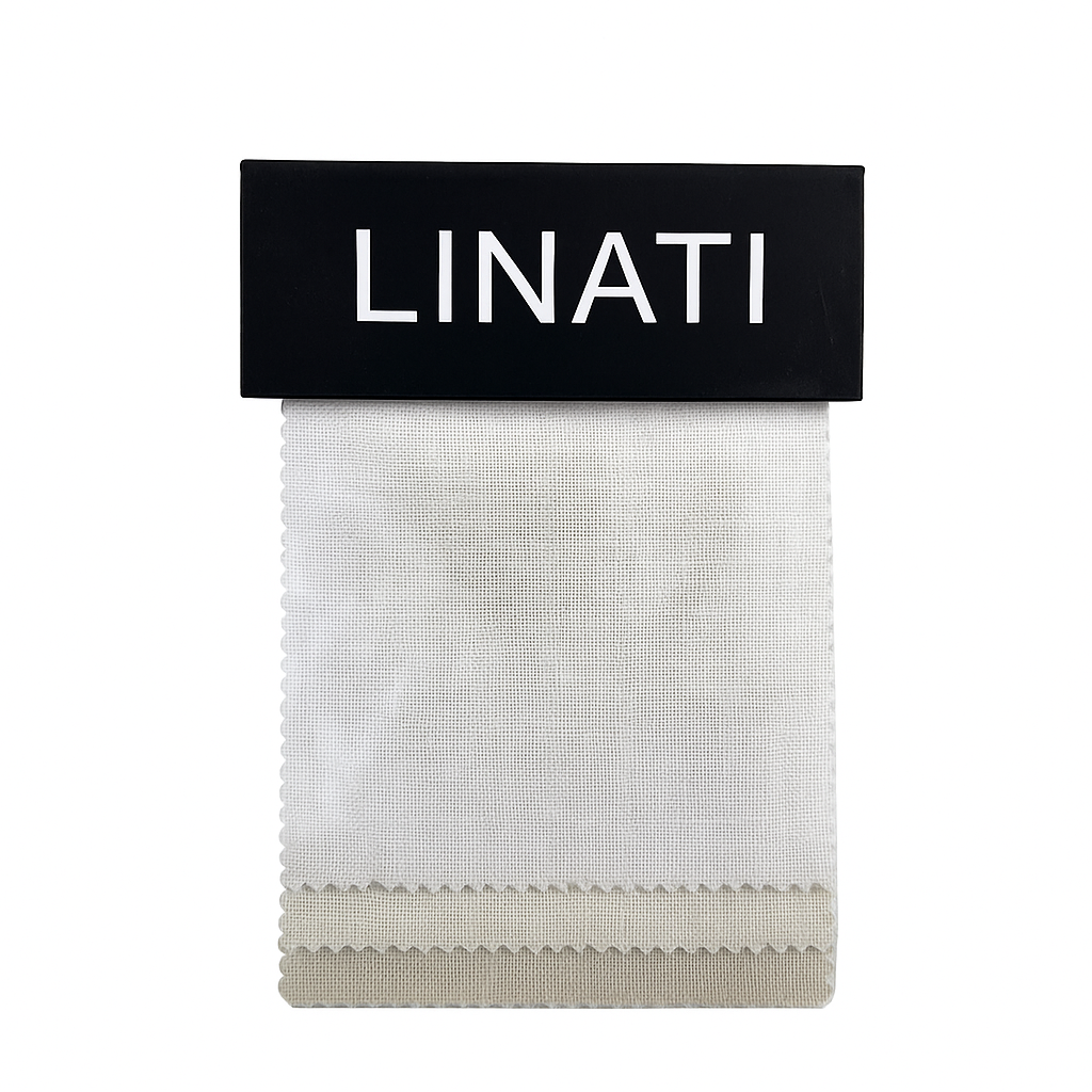Linati Fabric | Solid Linen Look | Sample Book