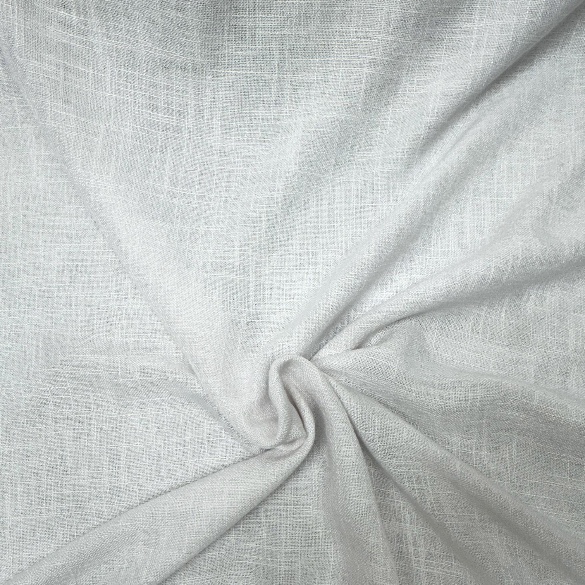 Shira Fabric in color White is a Solid Sheer Fabric that is good for Drapery & Curtain Fabric