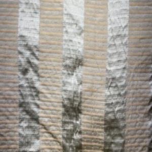 Silva Fabric in color Oyster is a Striped Silk Fabric pattern good for Drapery & Curtain Fabric