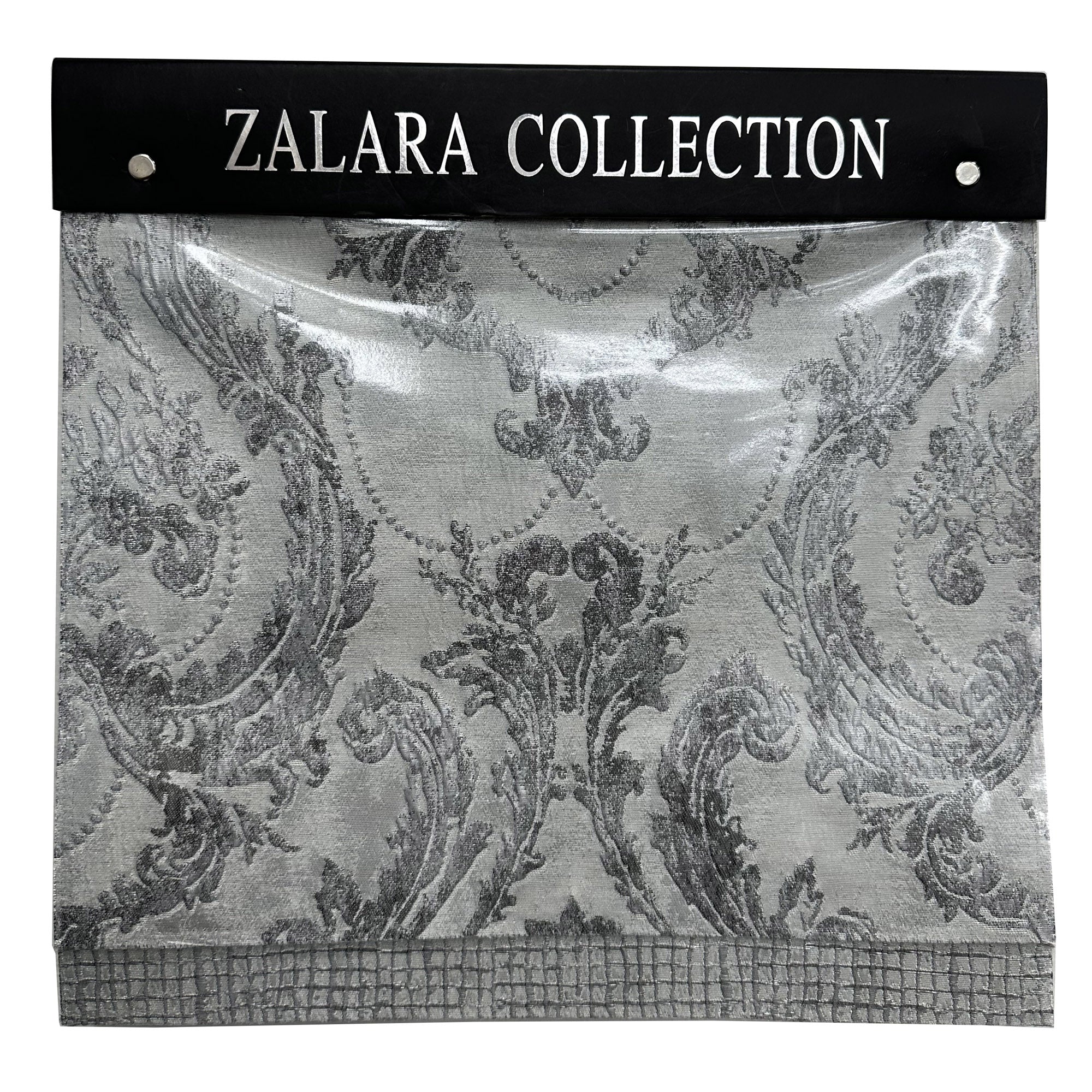 Zalara Fabric | Textured Damask Faux Silk