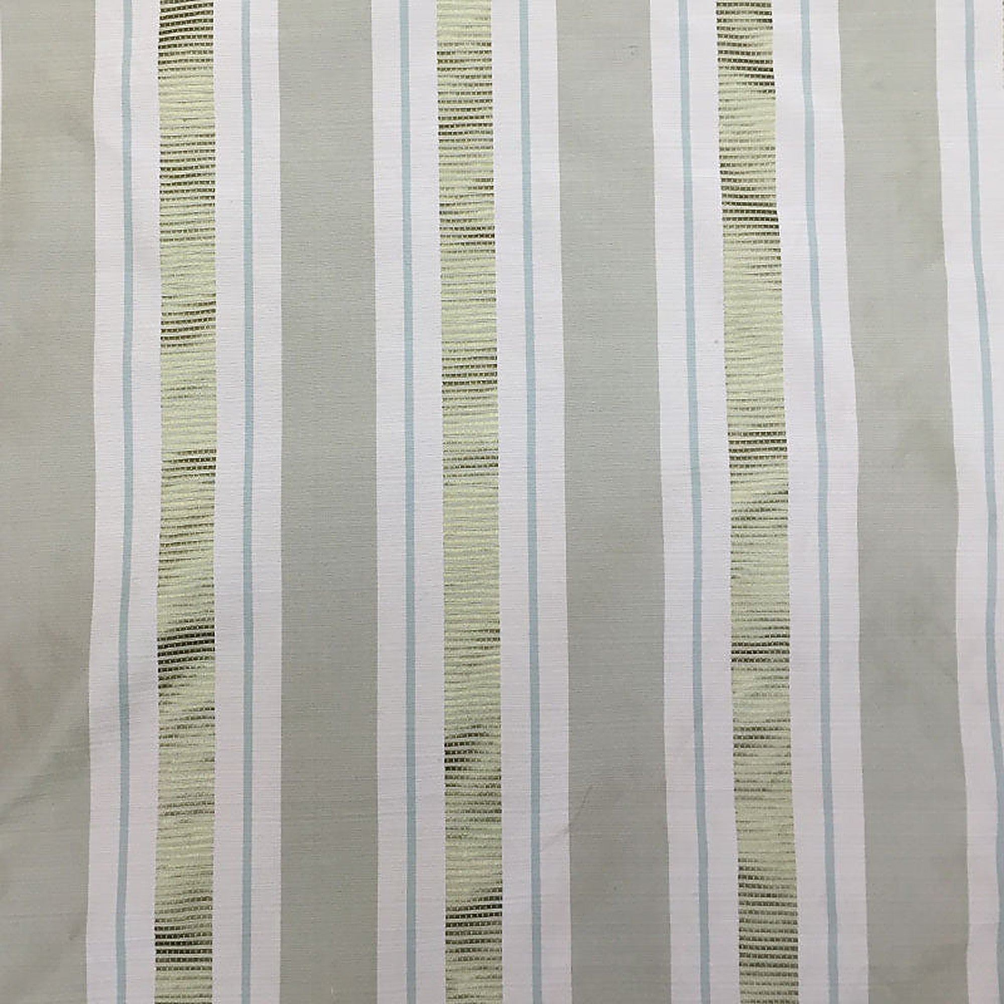 Soho Fabric in color Sage is a Multi-Colored Striped Silk Fabric pattern good for Drapery & Curtain Fabric