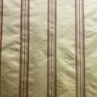 Solara Fabric in color Sunshine is a Multi-Colored Stripe Silk Fabric pattern good for Drapery & Curtain Fabric
