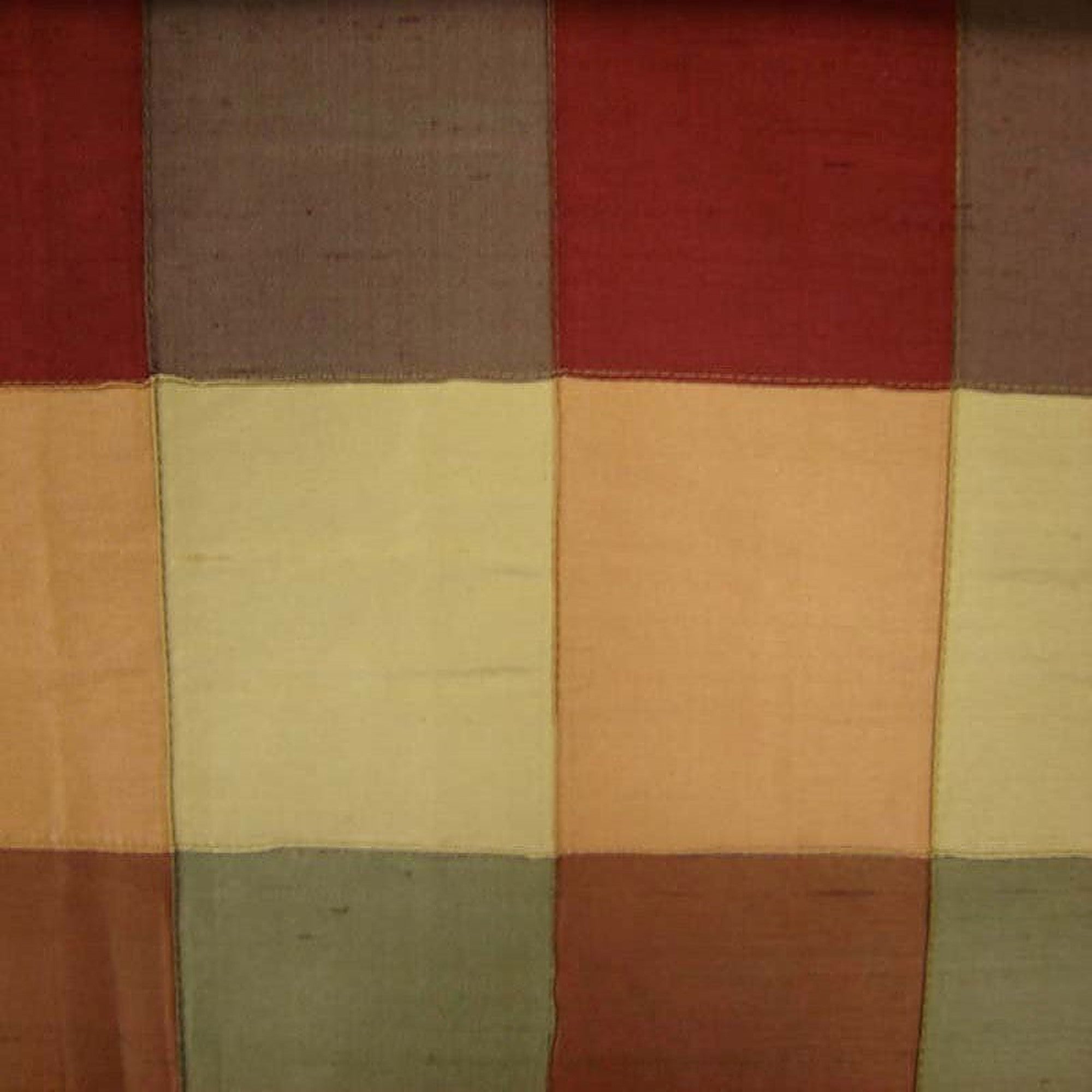Soldo Fabric in color Currant is a Multi-Colored Small Square Geometric Silk Fabric pattern good for Drapery & Curtain Fabric