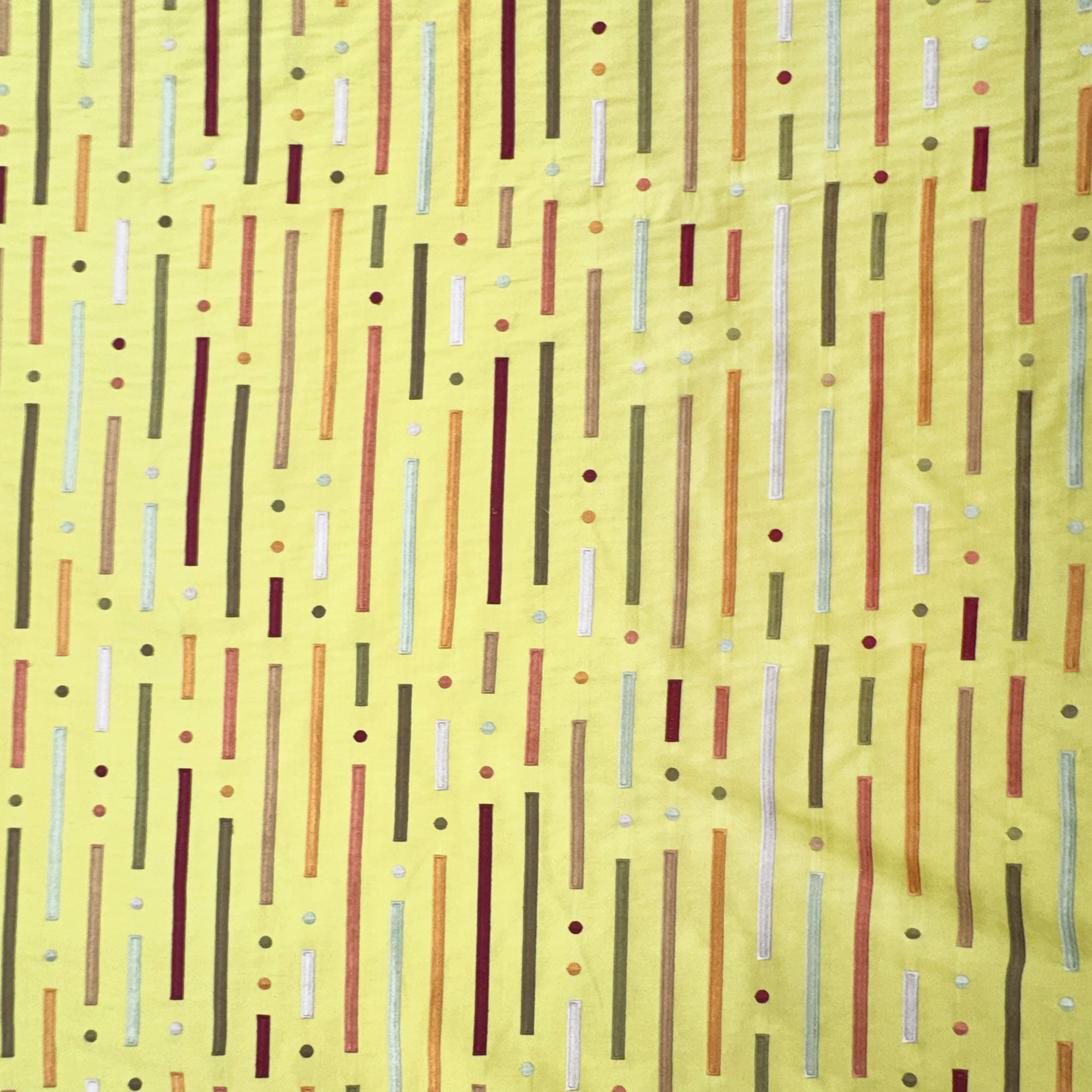 Stratus Fabric | Multi-Colored Stripe Silk Fabric | Drapery & Curtain Fabric