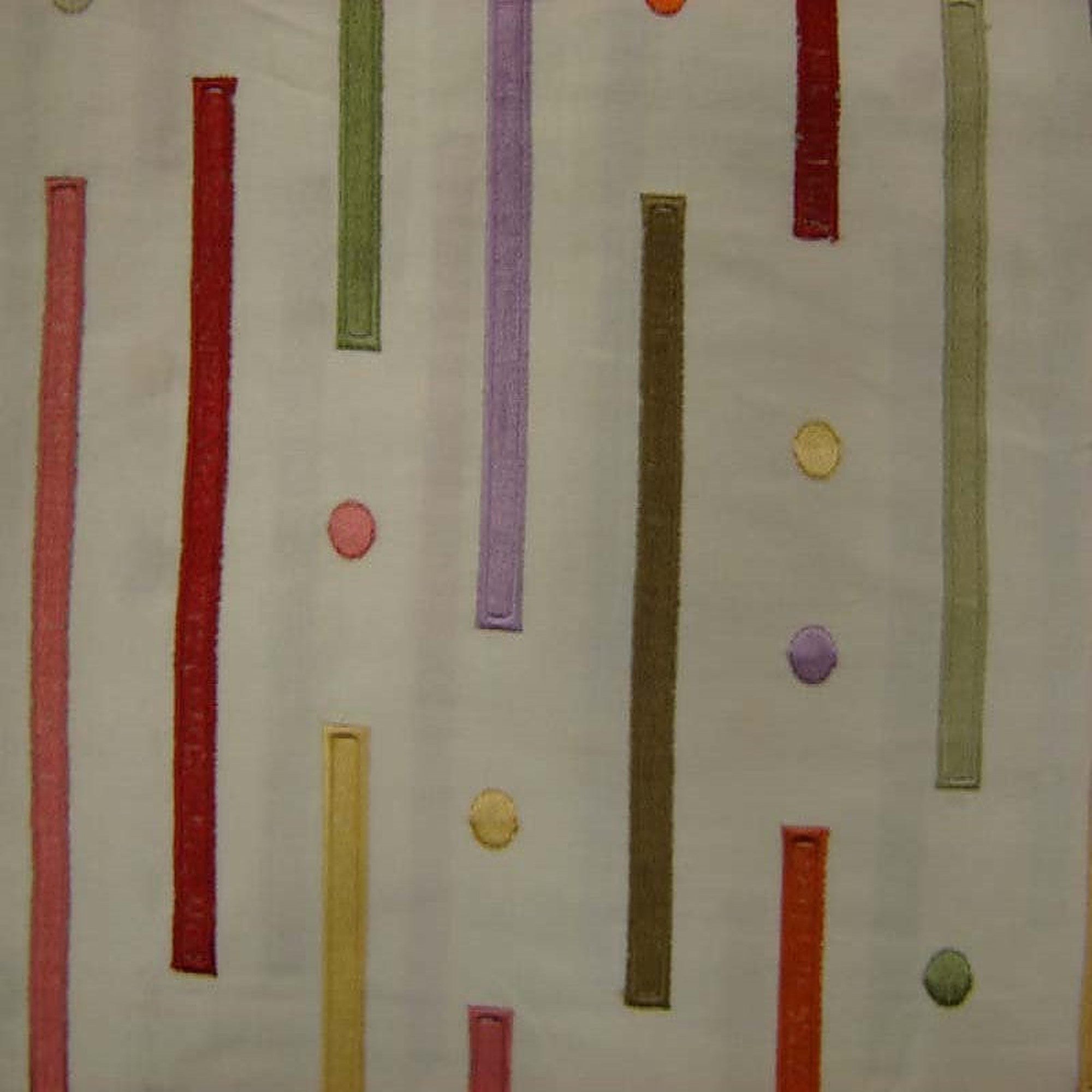 Stratus Fabric in color Oyster is a Multi-Colored Stripe Silk Fabric pattern good for Drapery & Curtain Fabric