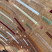Stratus Fabric in color Passion is a Multi-Colored Stripe Silk Fabric that is good for Drapery & Curtain Fabric