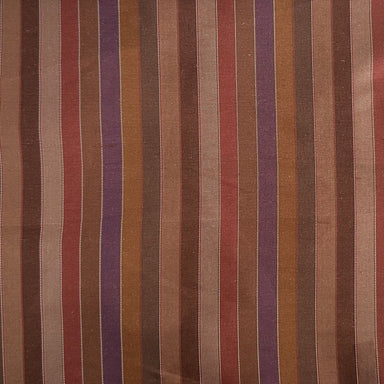 Strozzo Fabric | Multi-Colored Thin Stripe Silk Fabric | Drapery & Curtain Fabric