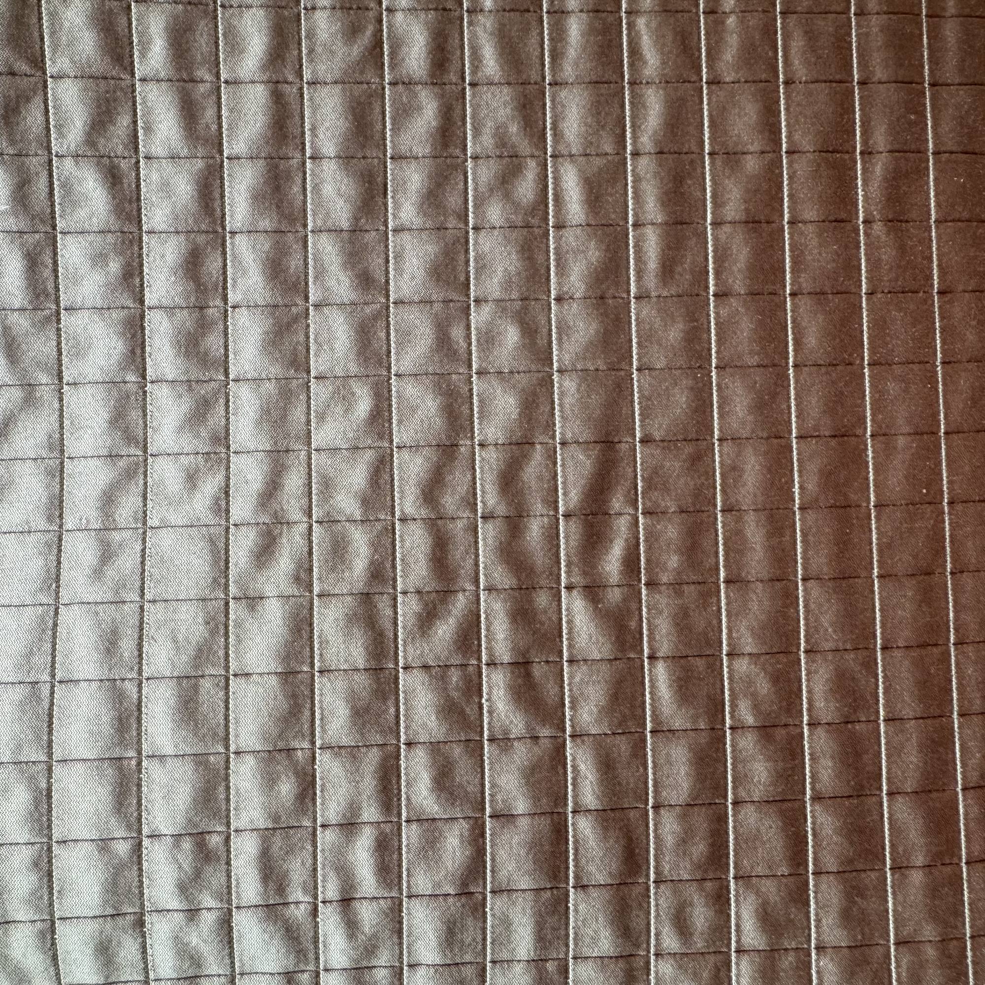 Studio Fabric in color Champagne is a Solid Small Square Silk Fabric pattern good for Drapery & Curtain Fabric