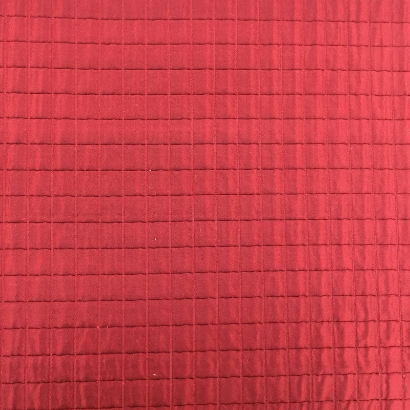 Studio Fabric in color Merlot is a Solid Small Square Silk Fabric pattern good for Drapery & Curtain Fabric