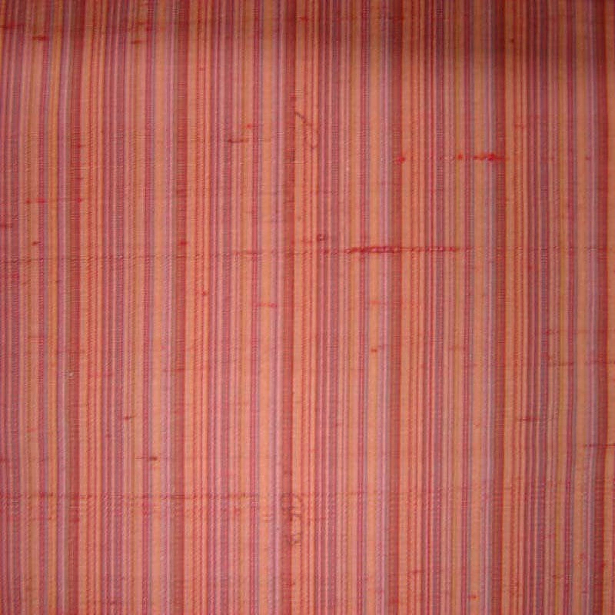 Suruchi Fabric in color Cabernet is a Multi-Colored Stripe Silk Fabric pattern good for Drapery & Curtain Fabric