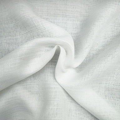 Tobey Fabric in color White is a Solid Sheer Fabric that is good for Drapery & Curtain Fabric