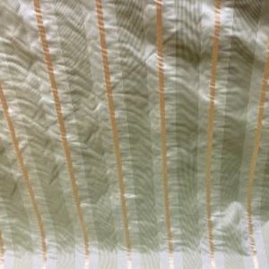 Tresse Fabric in color Pistachio is a Multi-Colored Stripe Silk Fabric that is good for Drapery & Curtain Fabric