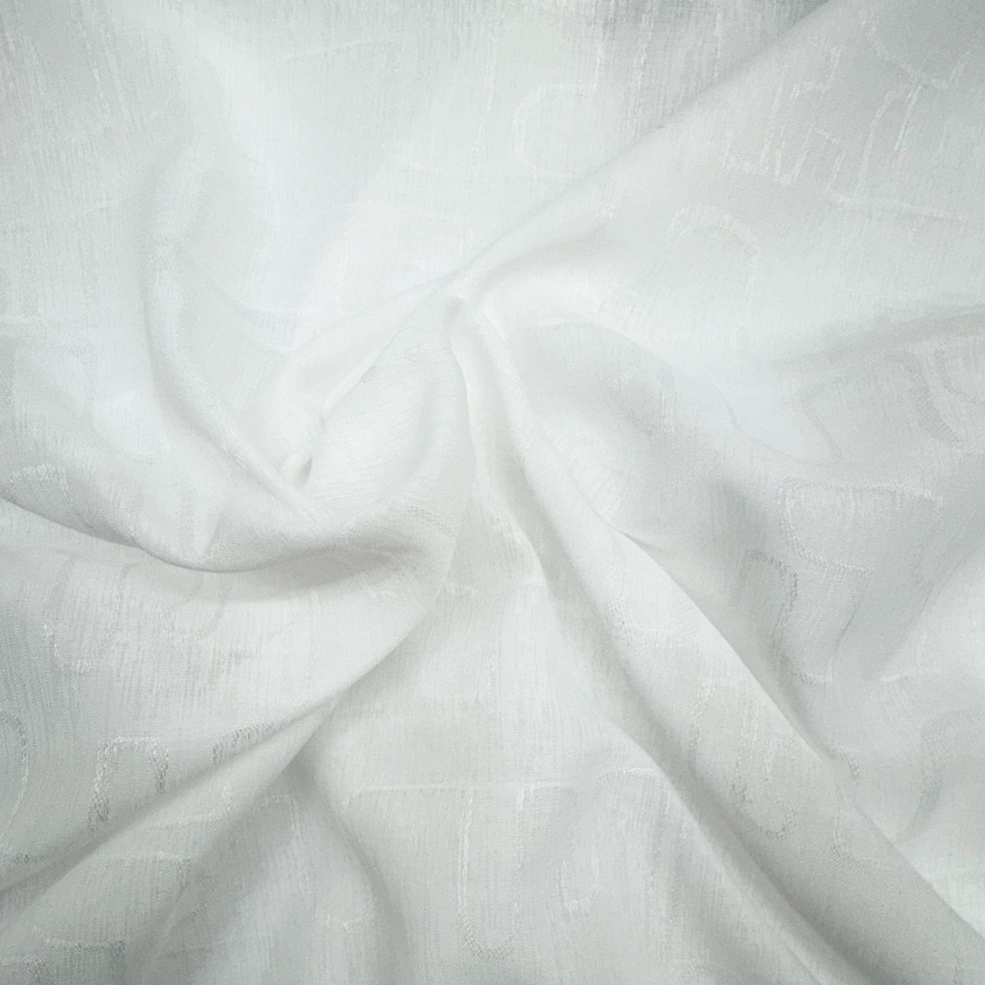 Trinity Fabric in color White is a Solid Sheer Fabric that is good for Drapery & Curtain Fabric