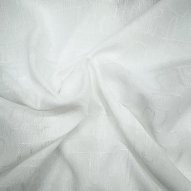 Trinity Fabric in color White is a Solid Sheer Fabric that is good for Drapery & Curtain Fabric