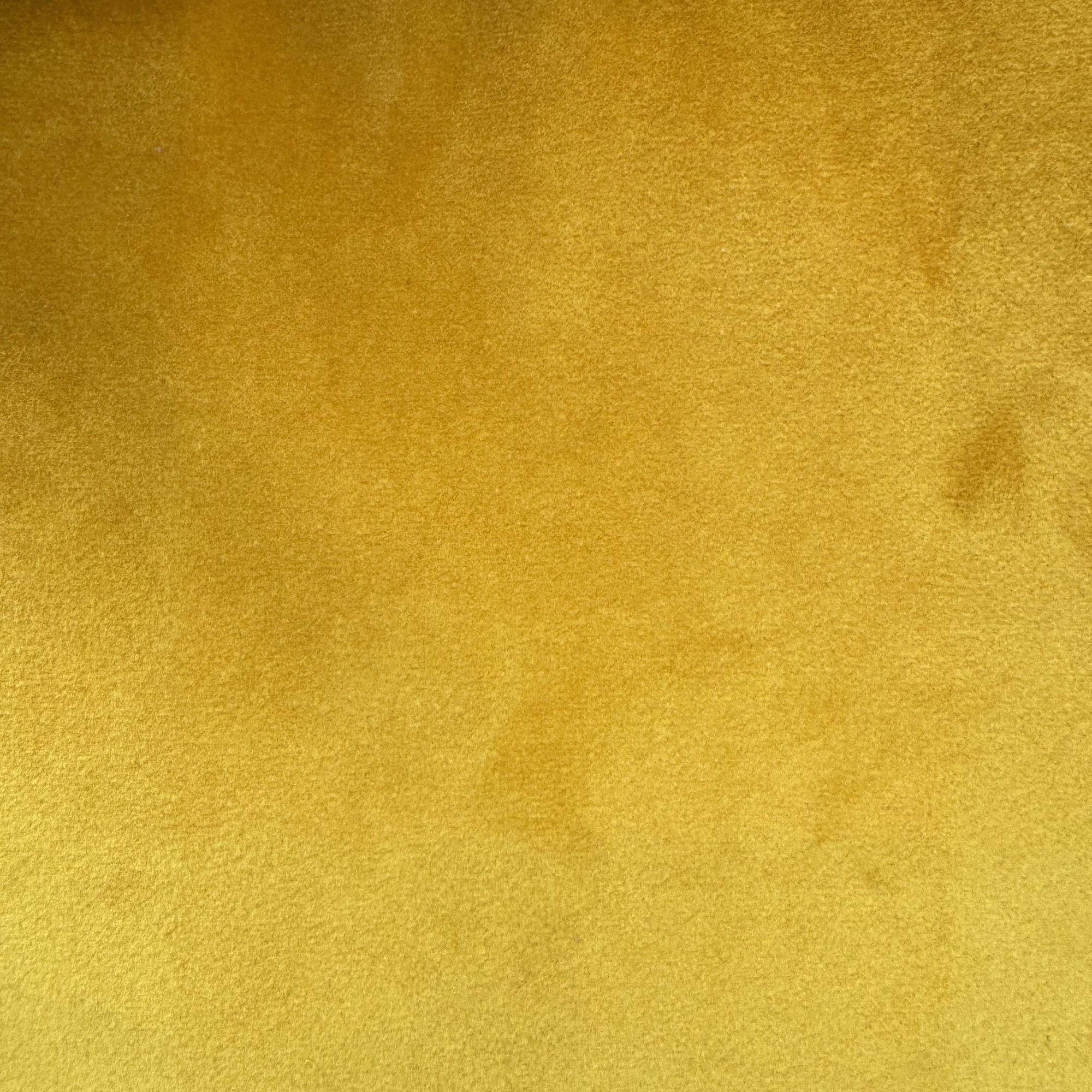 Tuscan fabric in color Sunshine showcasing fabric solid shiny velvet upholstery fabric & drapery & curtain fabric.