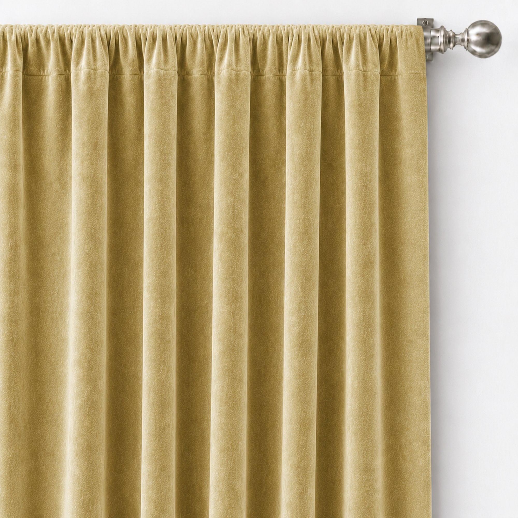Tuscan Fabric | Solid Shiny Velvet Fabric | Drapery & Curtain Fabric and Upholstery Fabric