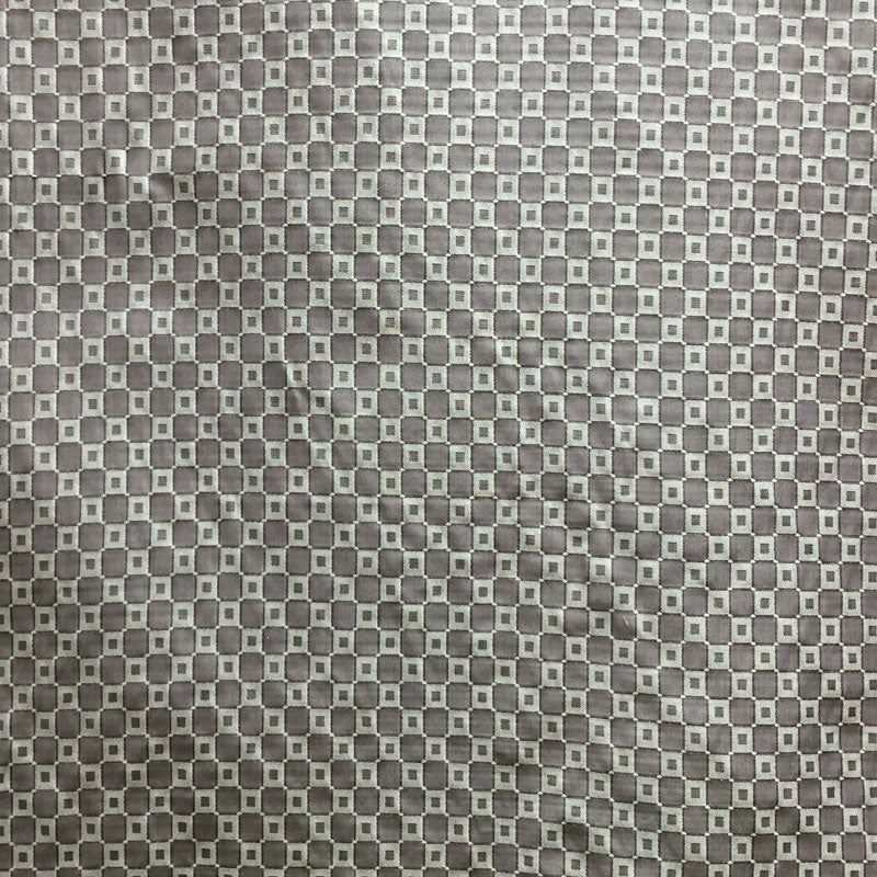 Urban Fabric in color Truffle is a Shiny Small Square Silk Fabric pattern good for Drapery & Curtain Fabric