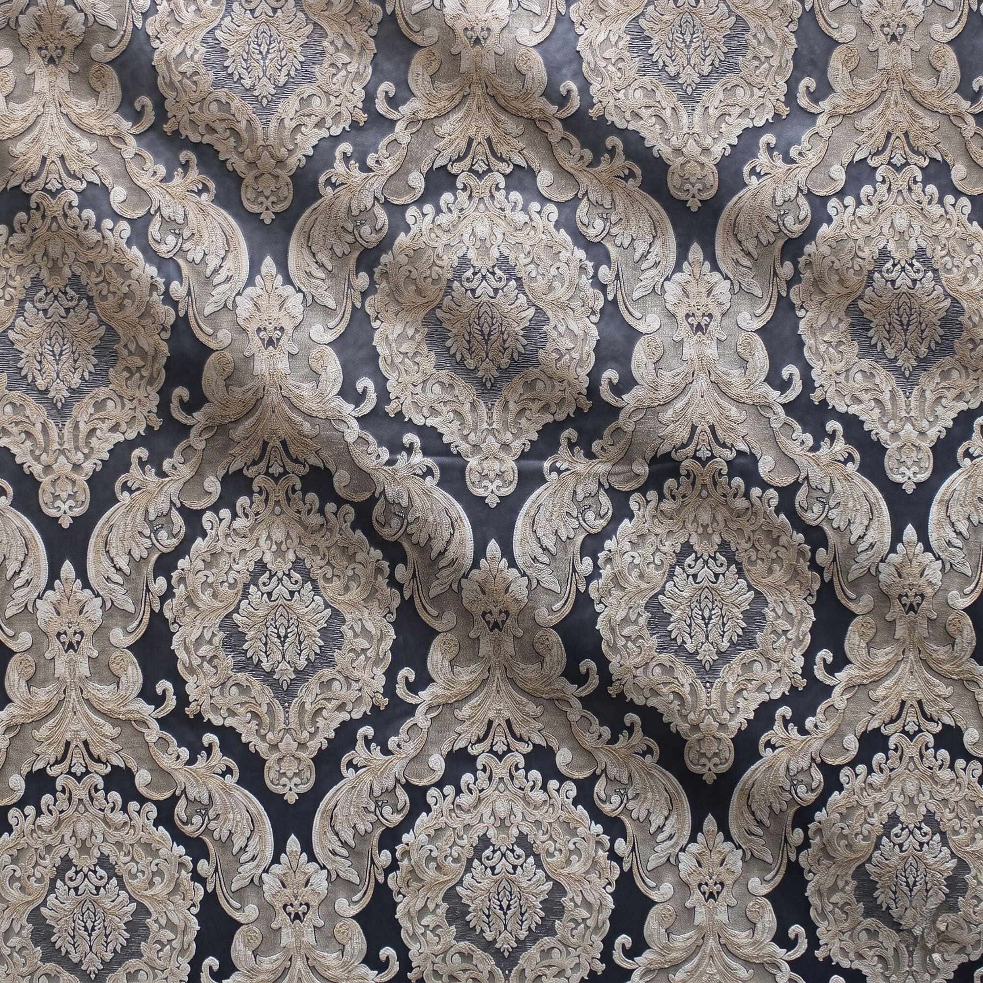 Varley Fabric | Damask Jacquard Fabric | Drapery & Curtain Fabric and Upholstery Fabric