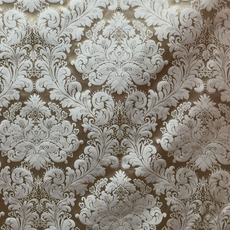 Versus Fabric | Floral Damask Silk Fabric | Drapery & Curtain Fabric