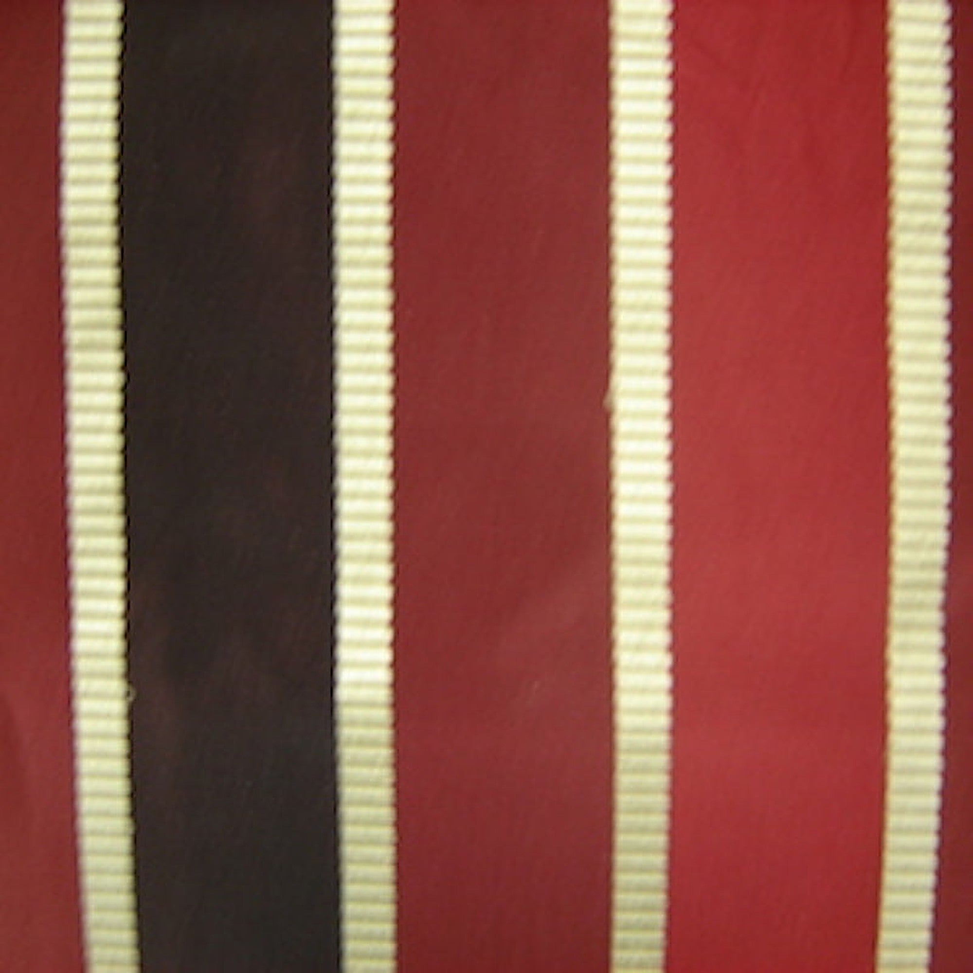 Viva Fabric in color Merlot is a Multi-Colored Stripe Silk Fabric pattern good for Drapery & Curtain Fabric