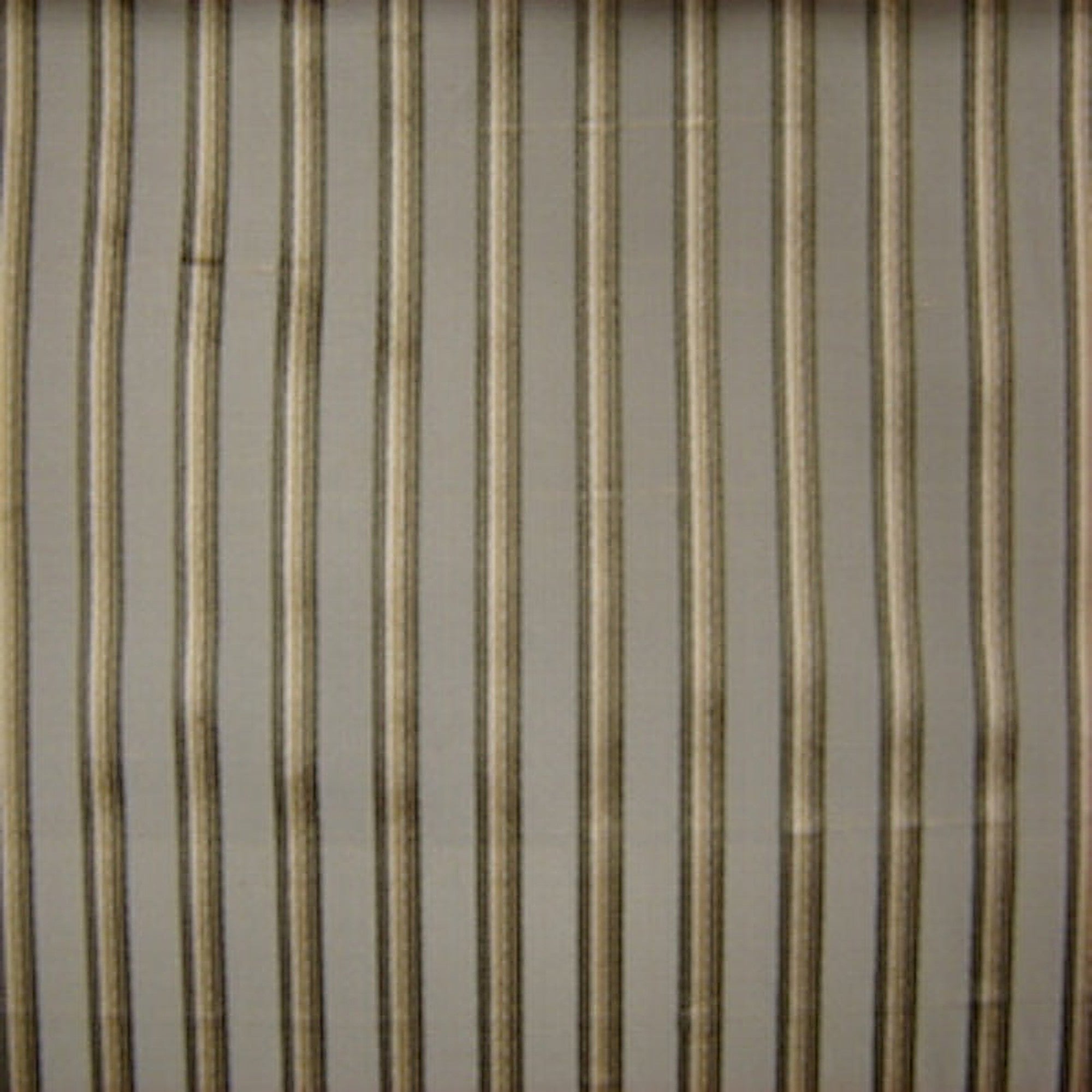 Zarela Fabric in color Bamboo is a Shiny Thin Stripe Silk Fabric pattern good for Drapery & Curtain Fabric