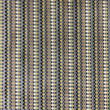 Angelo Fabric in color Honey is a Stripe Dotted Chenille Fabric pattern good for Upholstery Fabric