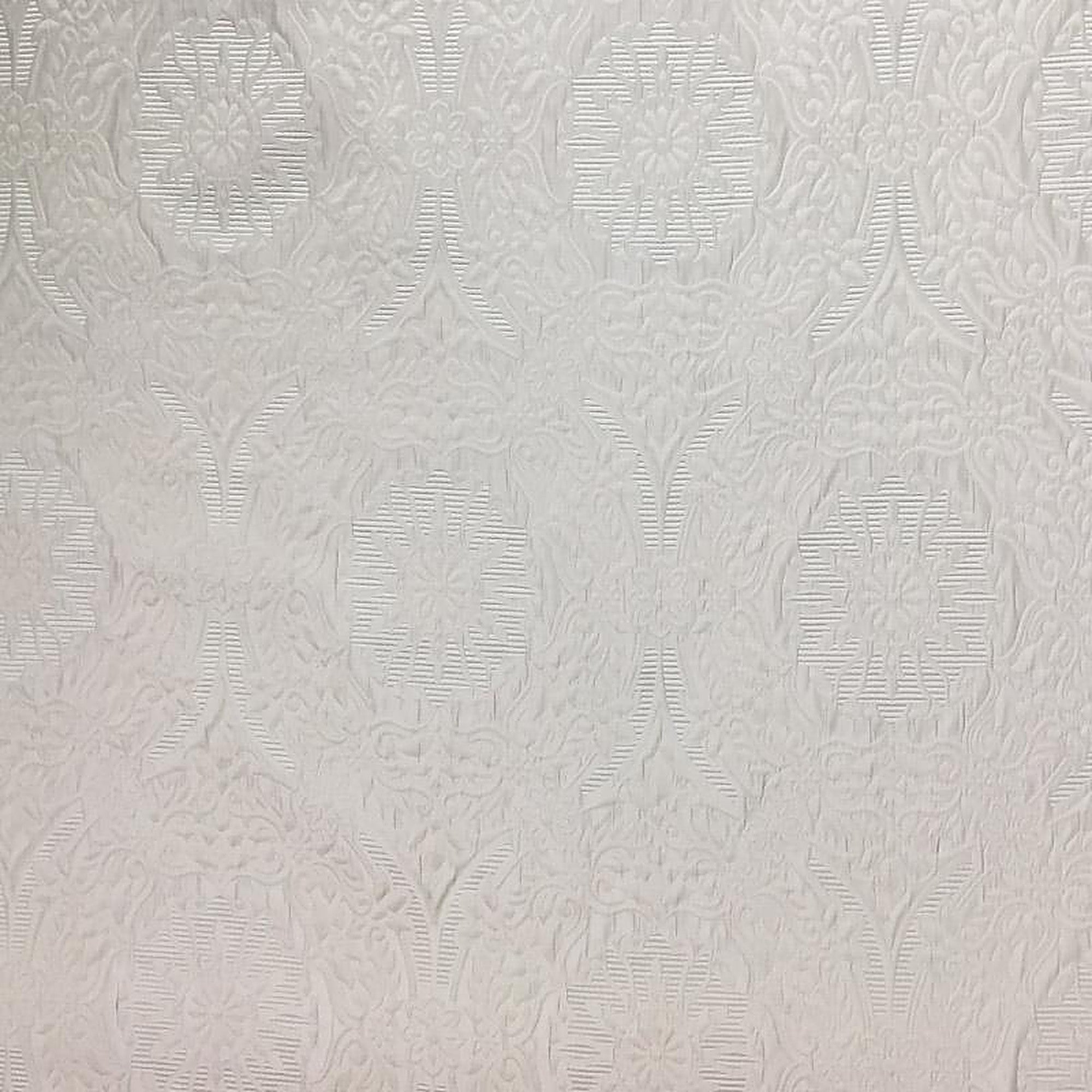 Antonia Fabric in color cream is a Large Scale Damask Matelassé Fabric pattern good for Drapery & Curtain Fabric and Upholstery 
