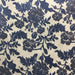Aria Fabric in color Blue is a Floral Chenille Fabric pattern good for  Drapery & Curtain Fabric and Upholstery