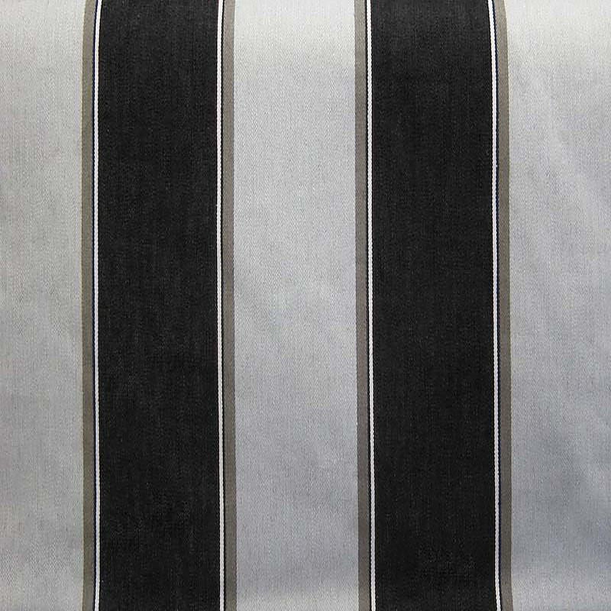 Armin Fabric in color Ebony is a  Striped Linen Look Fabric pattern good for Drapery & Curtain Fabric and Upholstery
